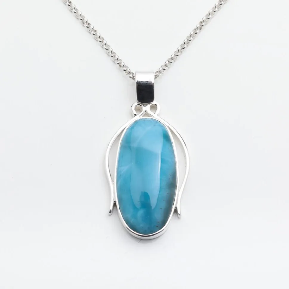 Larimar Pendant Finn