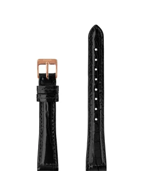 Leather Watch Strap Glossy Croco E3.1440.S