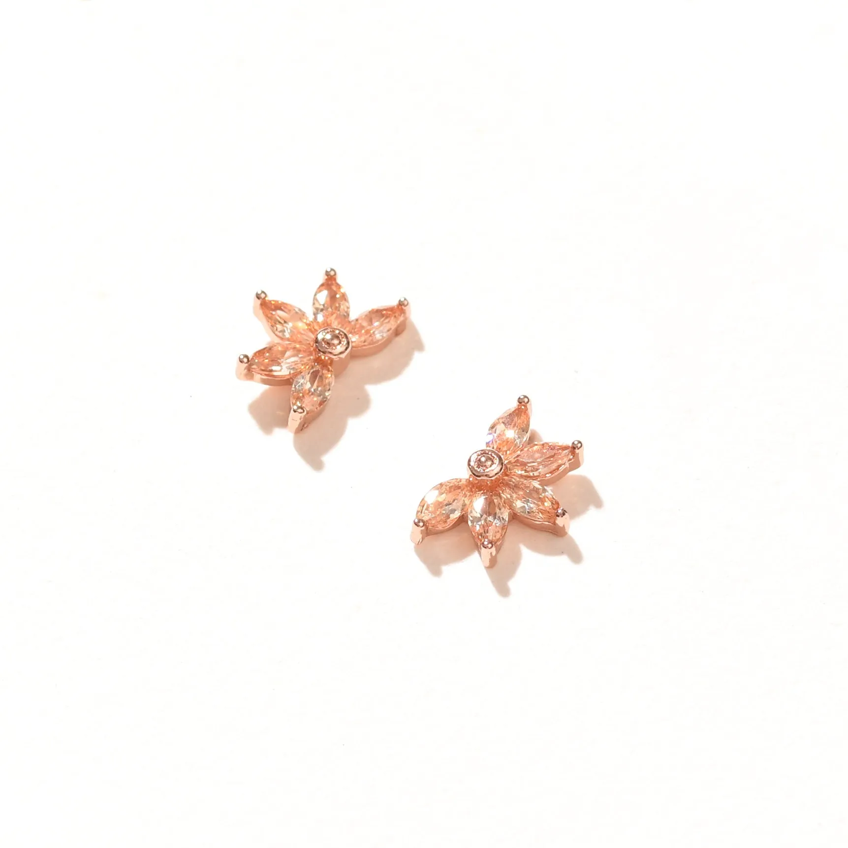 Lily Stud | Dusty Rose Gold