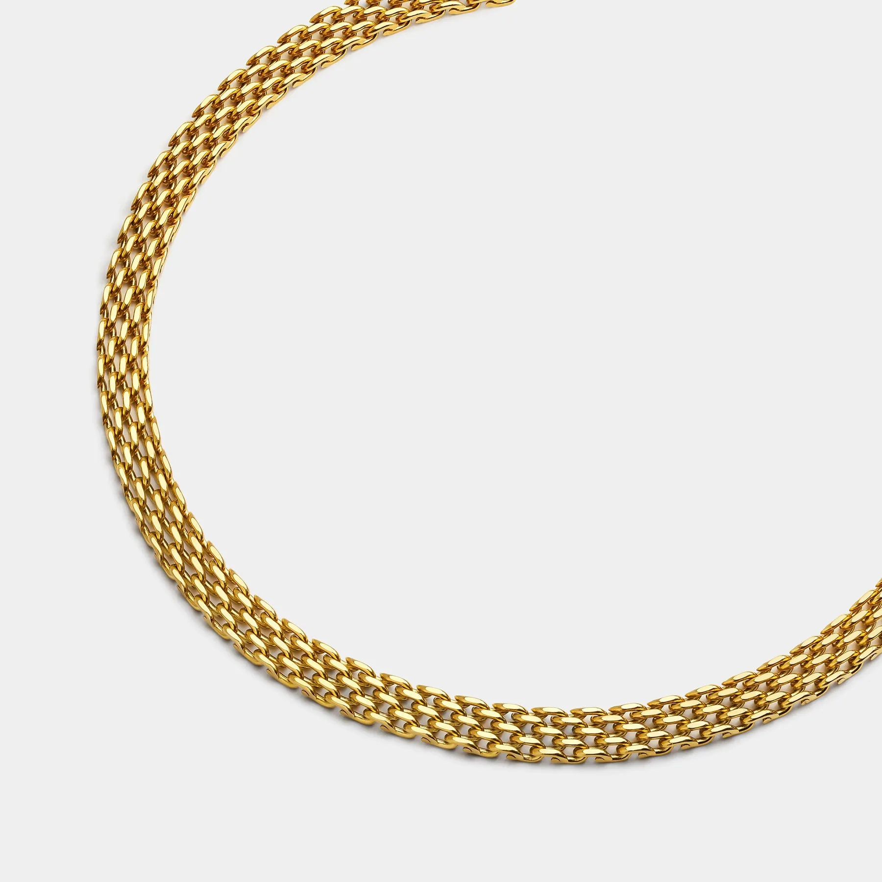 Mesh Choker Gold