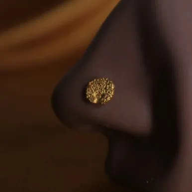 Mini Afro Girl Nose Stud