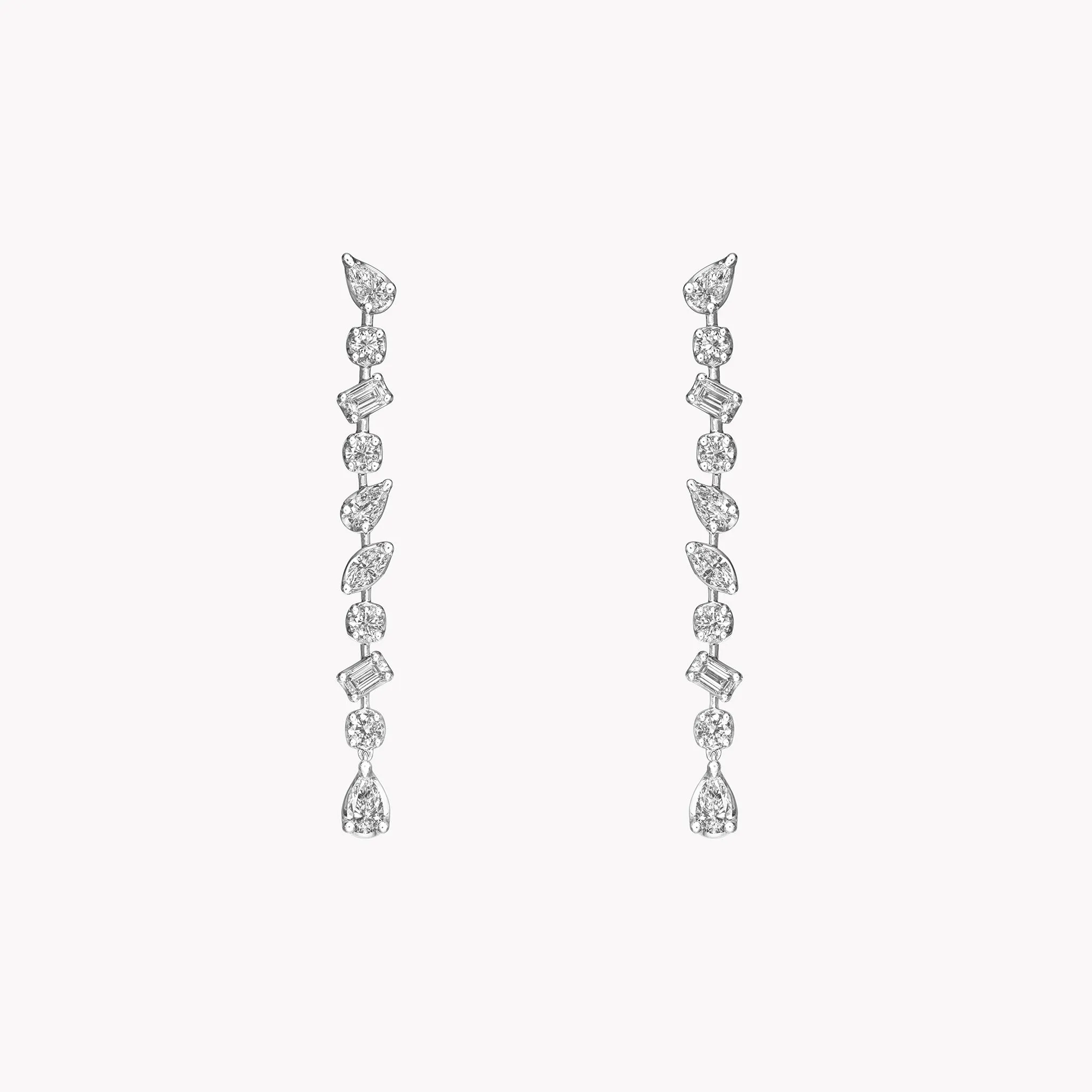 Multi-Shape Drop Earrings