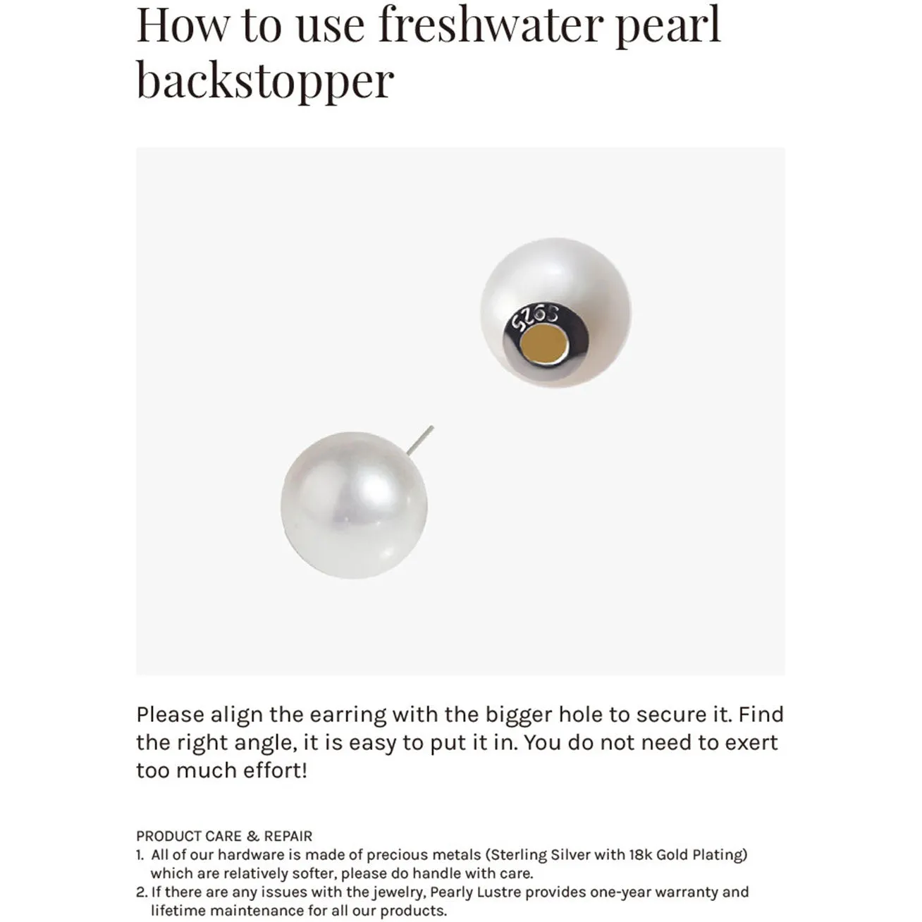 New Yorker Freshwater Pearl Earrings WE00063