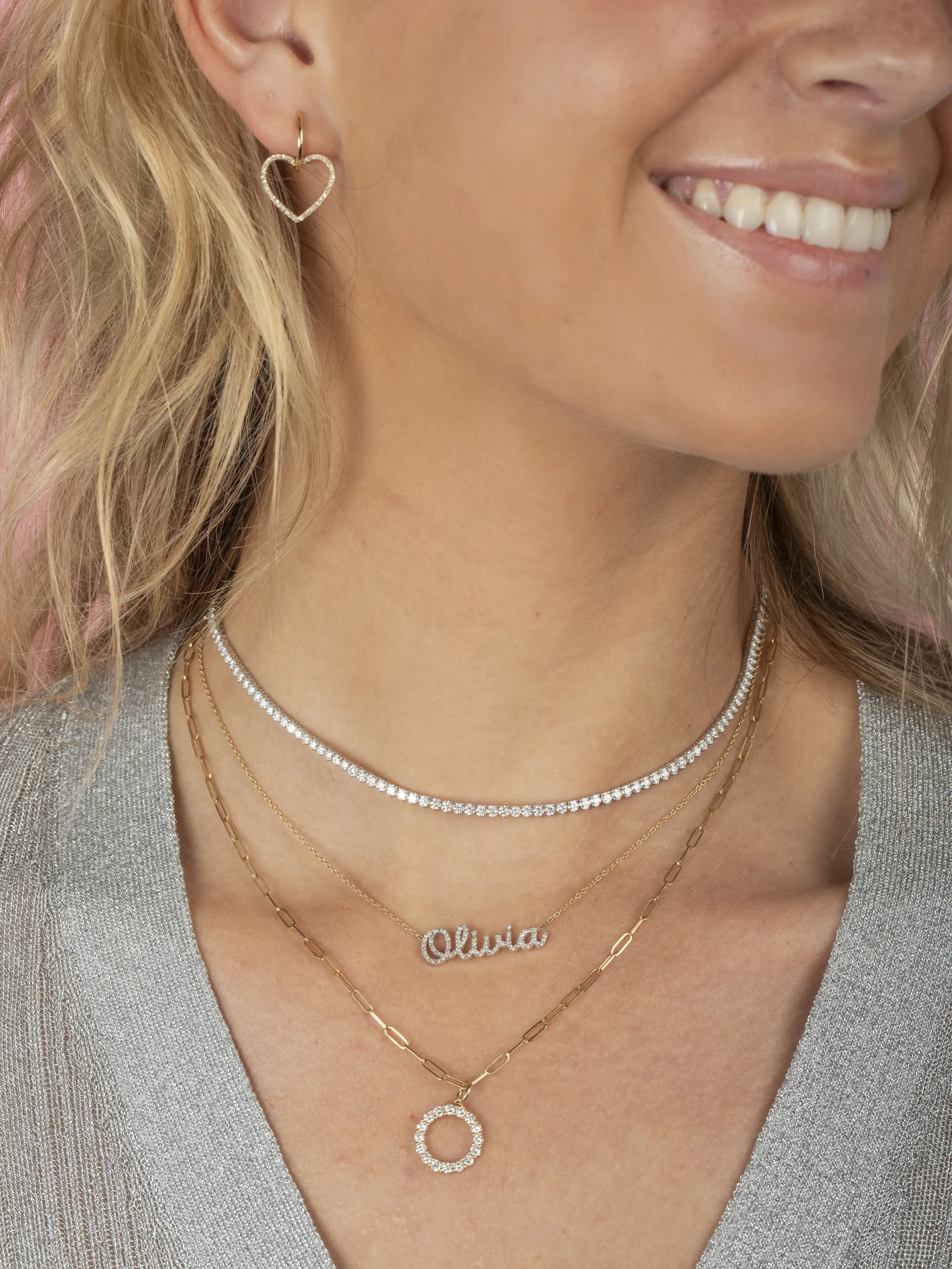 Paperclip 'XS' Chain Necklace 14K