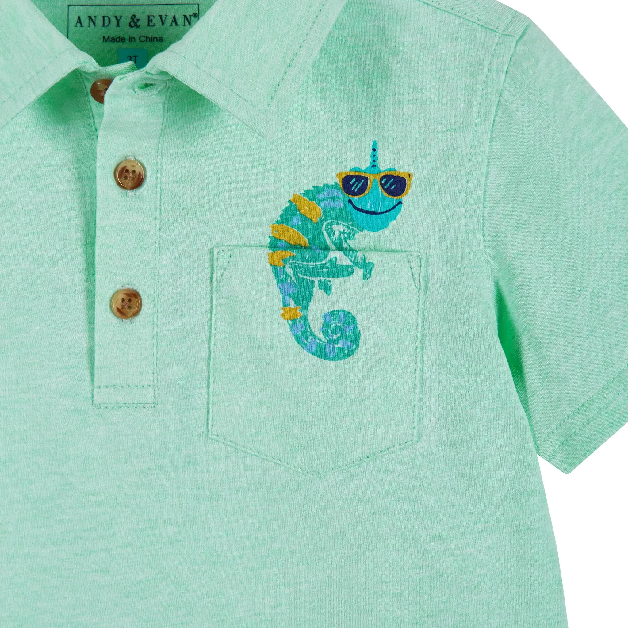 Playful Pocket Polo | Chameleon