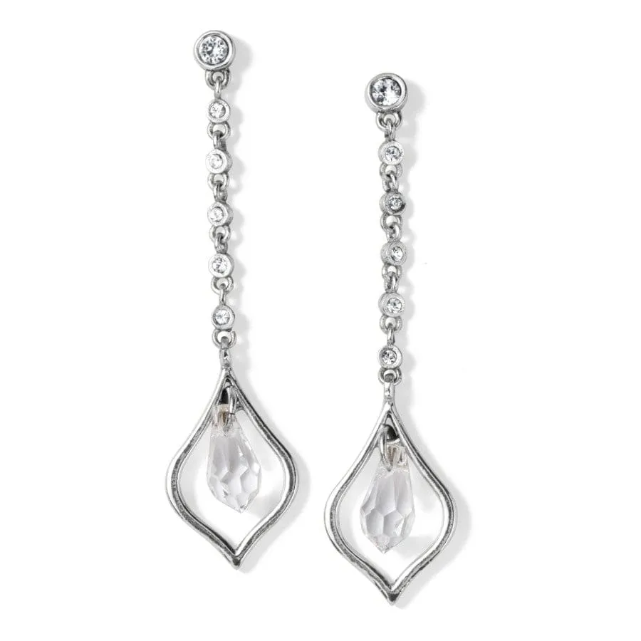 Prism light Diamond Petite Post Drop Earrings