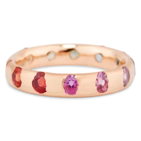 Rainbow Celeste Ring in Rose - Made to Order