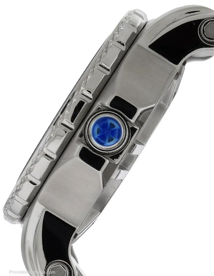 Reactor Mens Proton Watch - Never Dark - Blue Dial - Day/Date - World Time