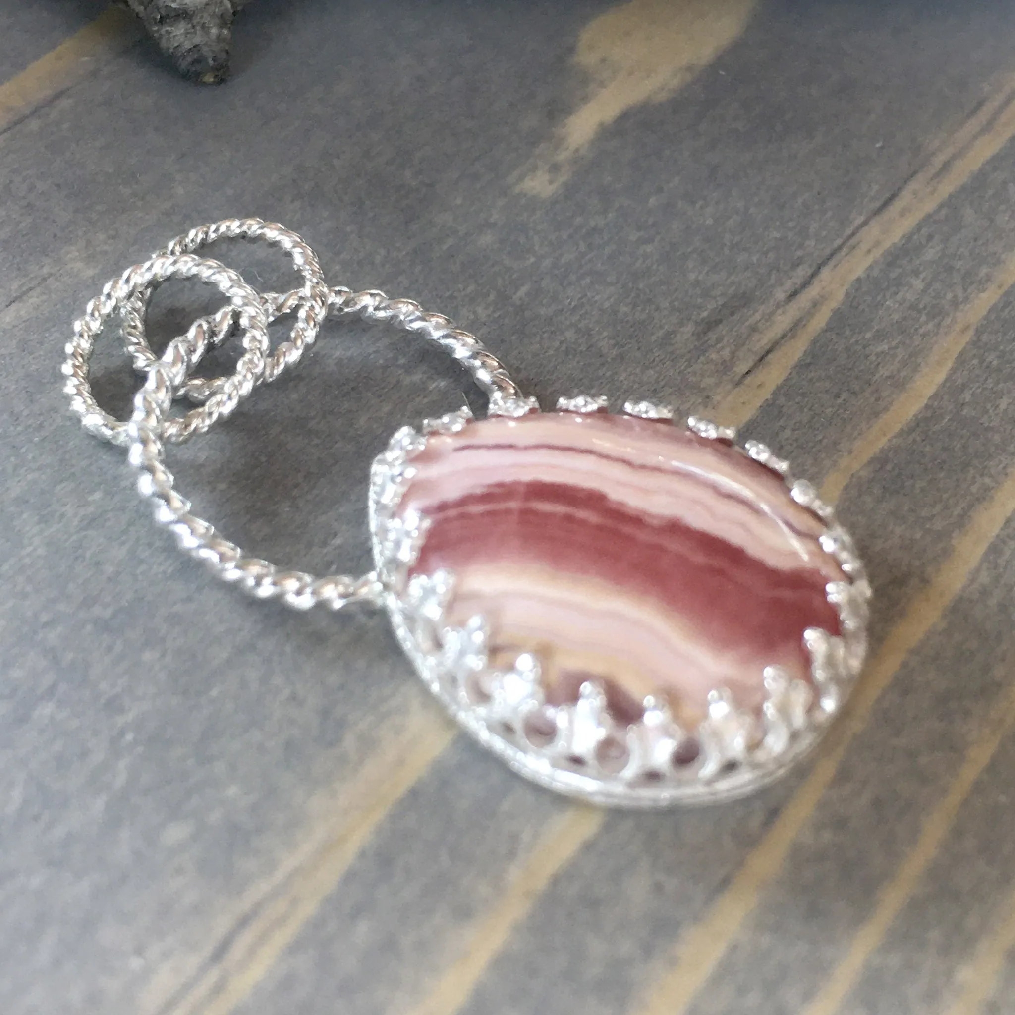 Rhodochrosite Pendant