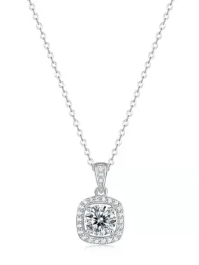 RSP-233 Sparkling Moissanite Pendant 1.0 Carat