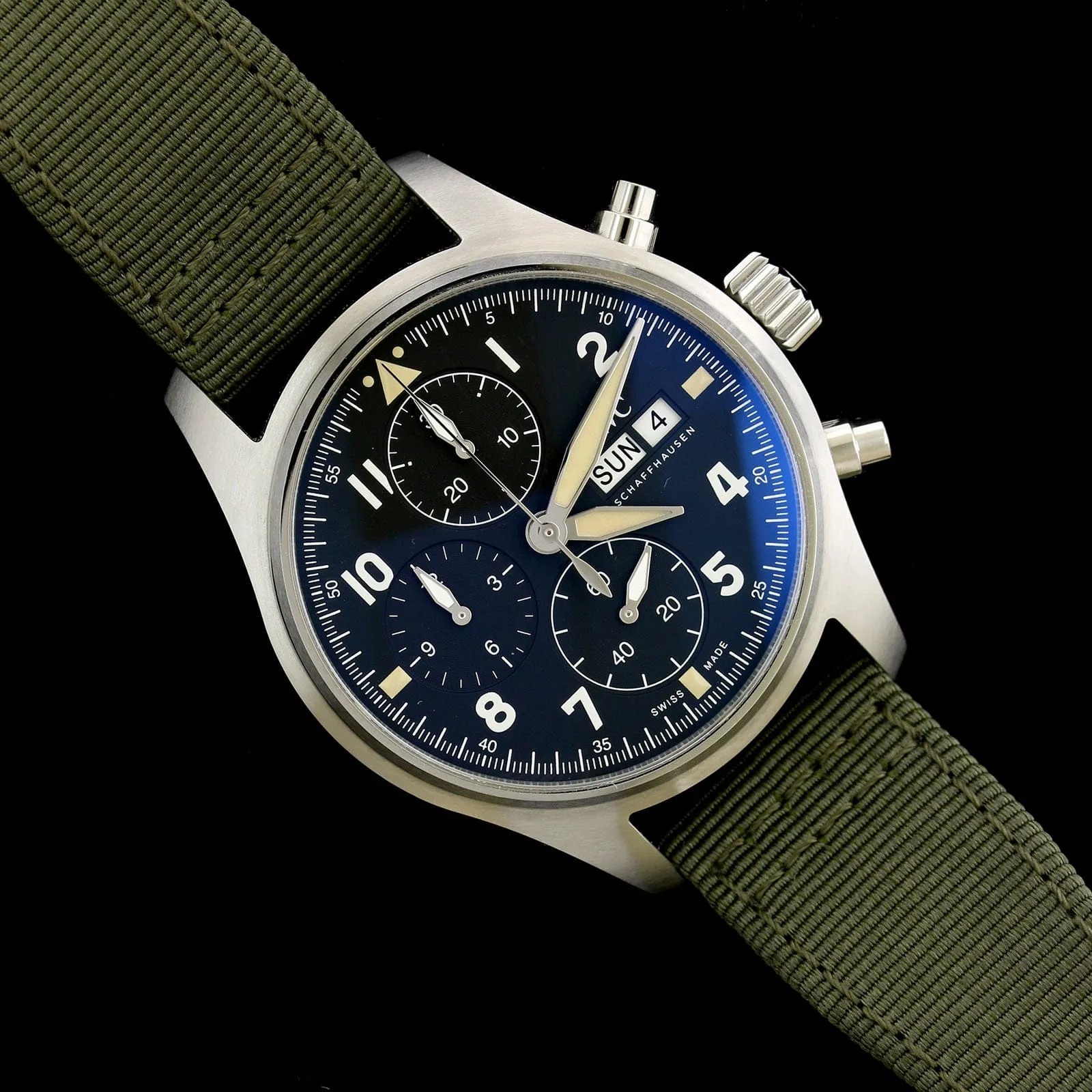 Steel Estate IWC Pilot Chronograph Spitfire