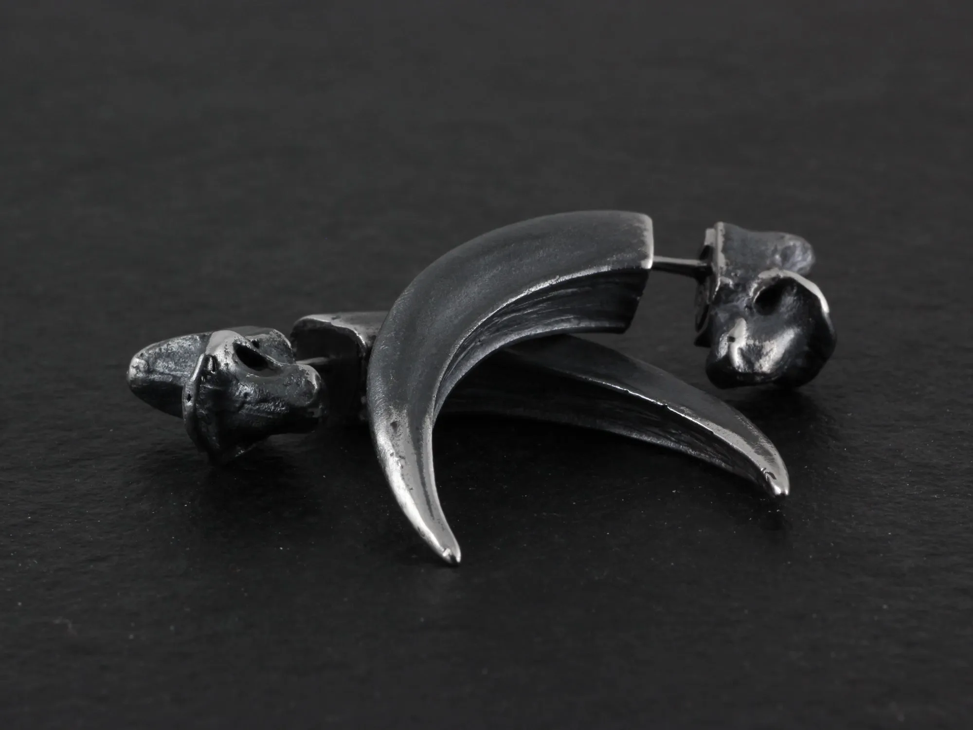 Sterling Silver Talon Earrings