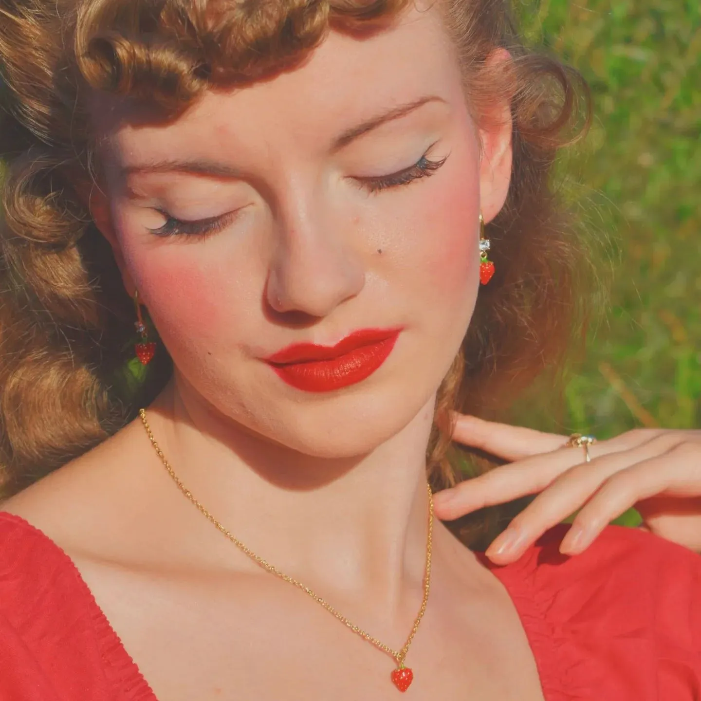 Strawberry Earrings