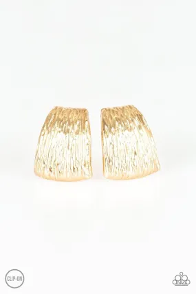 Superstar Shimmer Gold Clip-On-Earrings