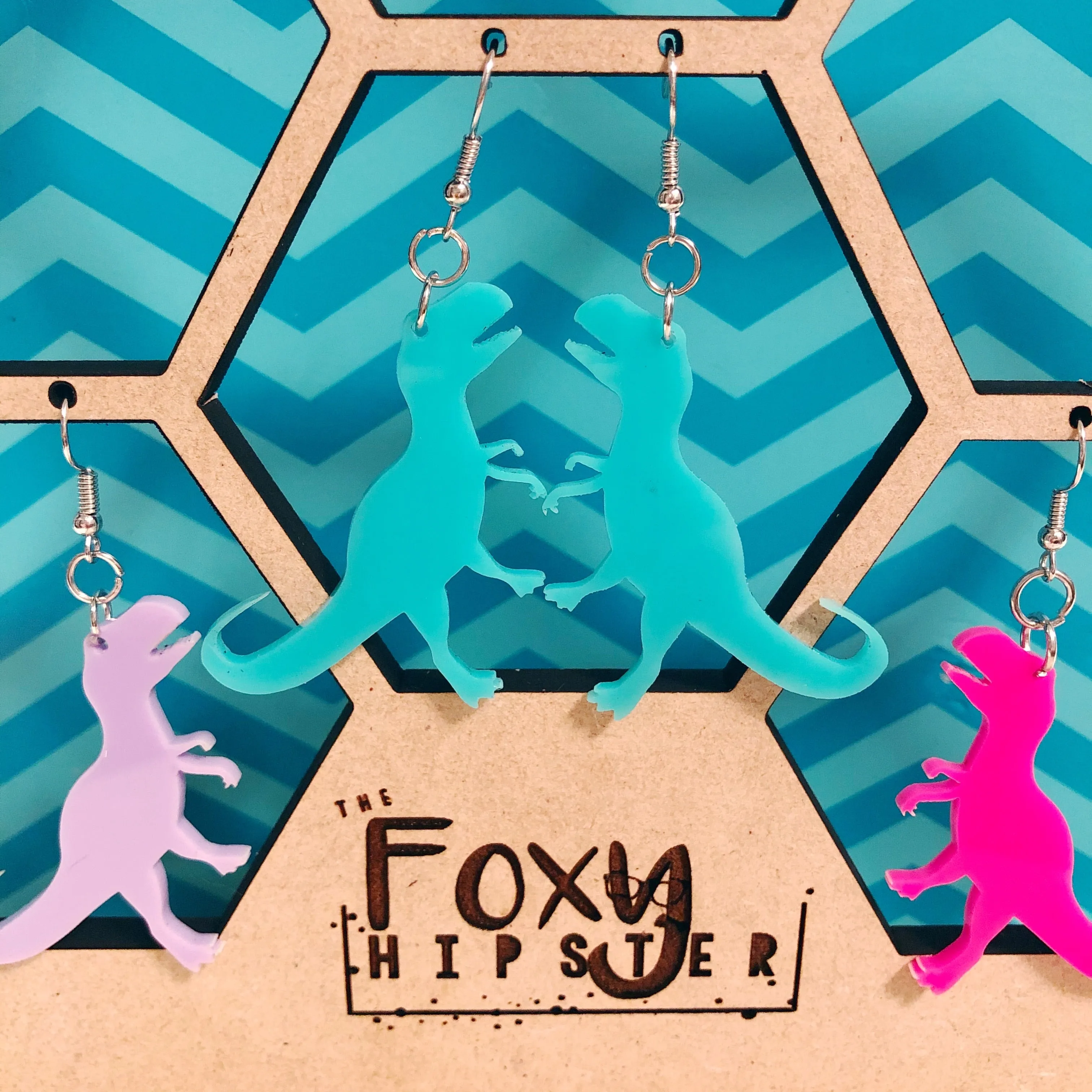 T-REX Dangle Earrings