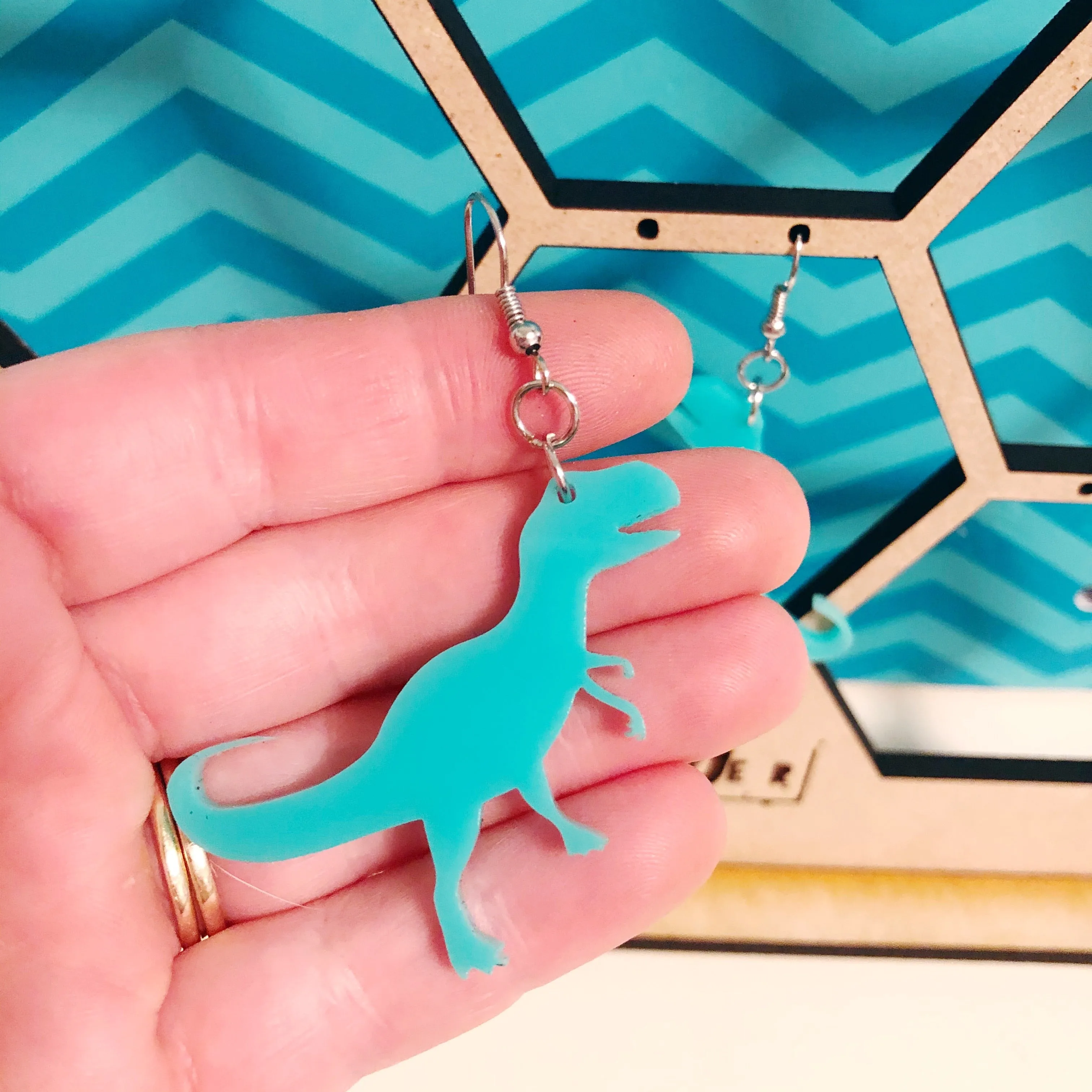 T-REX Dangle Earrings