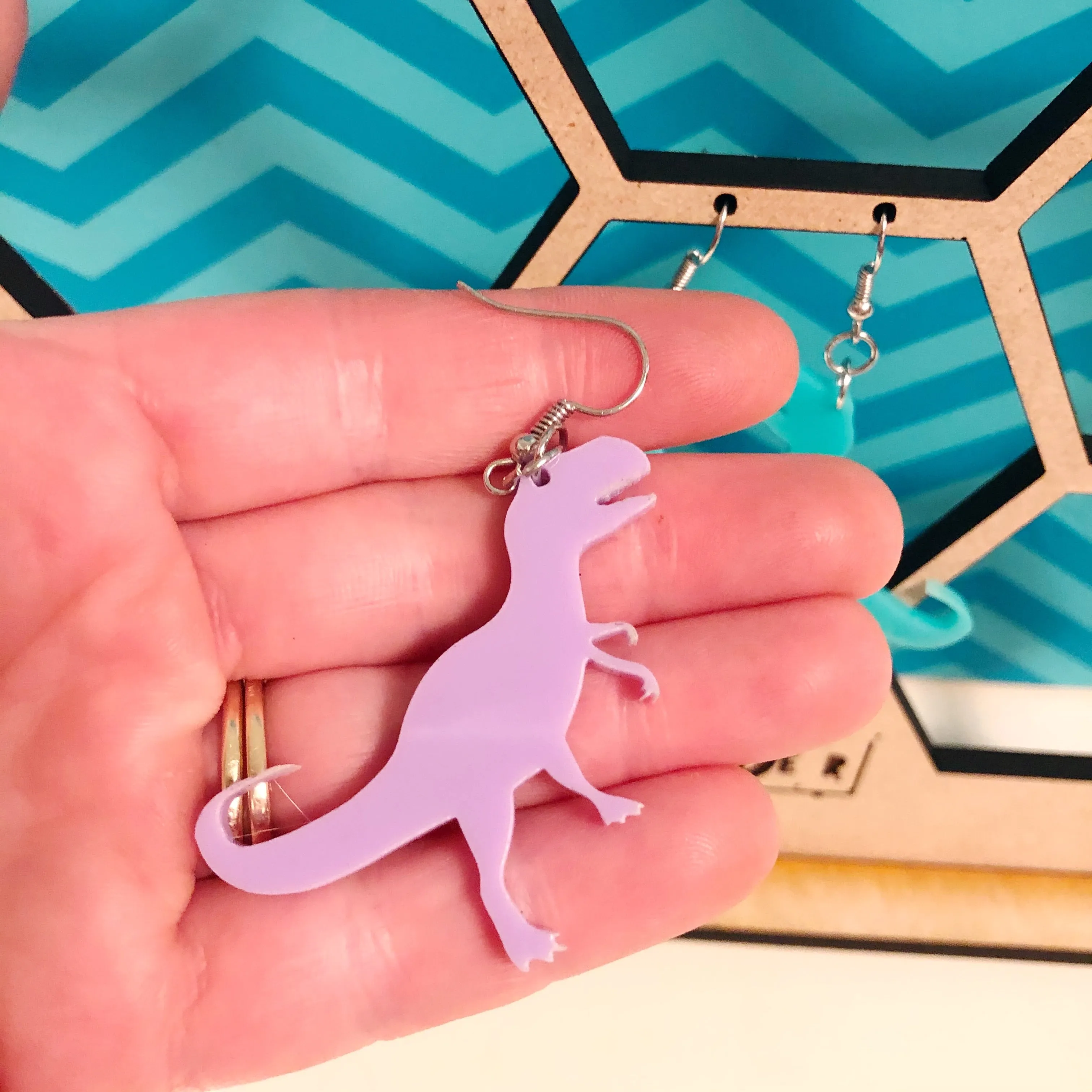 T-REX Dangle Earrings