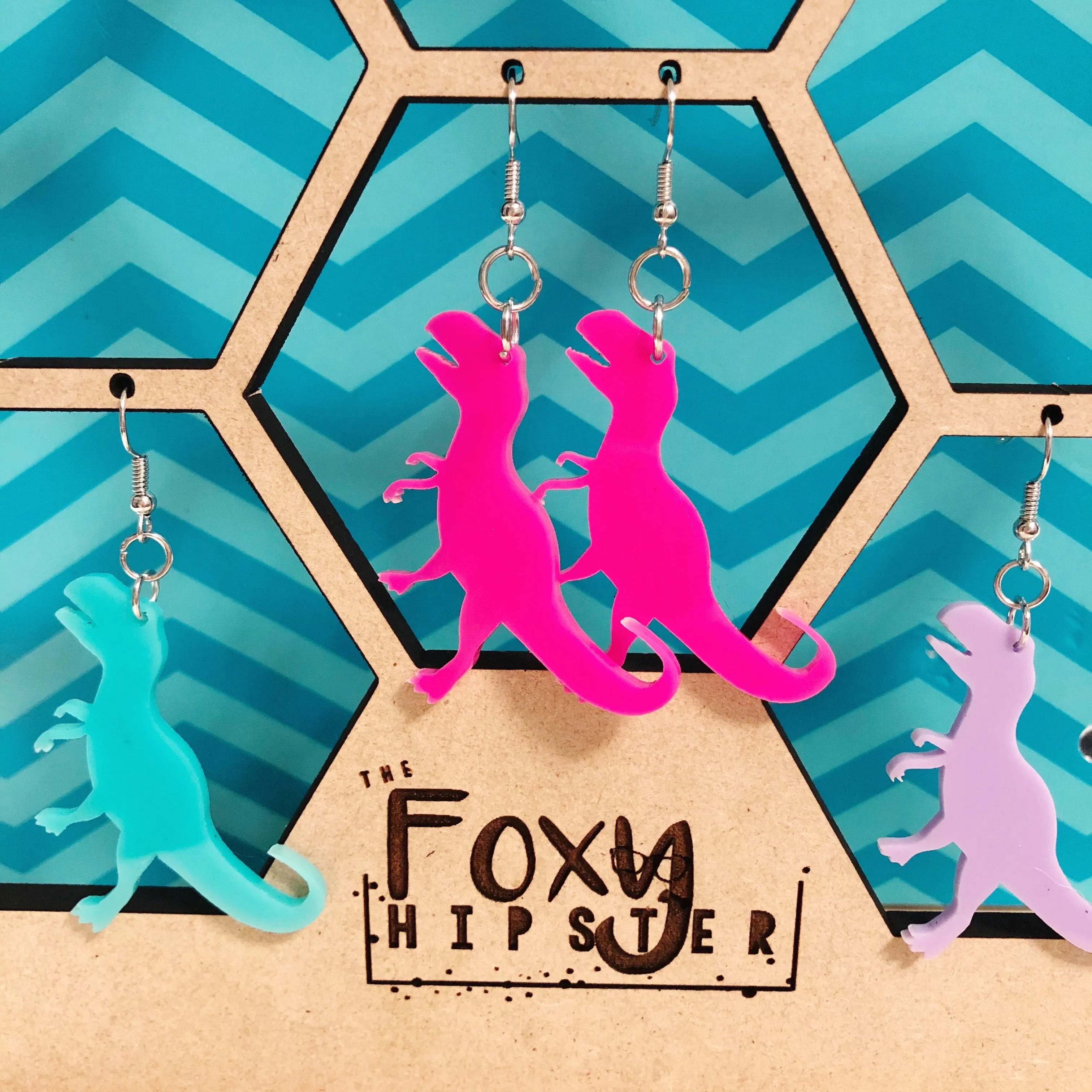 T-REX Dangle Earrings