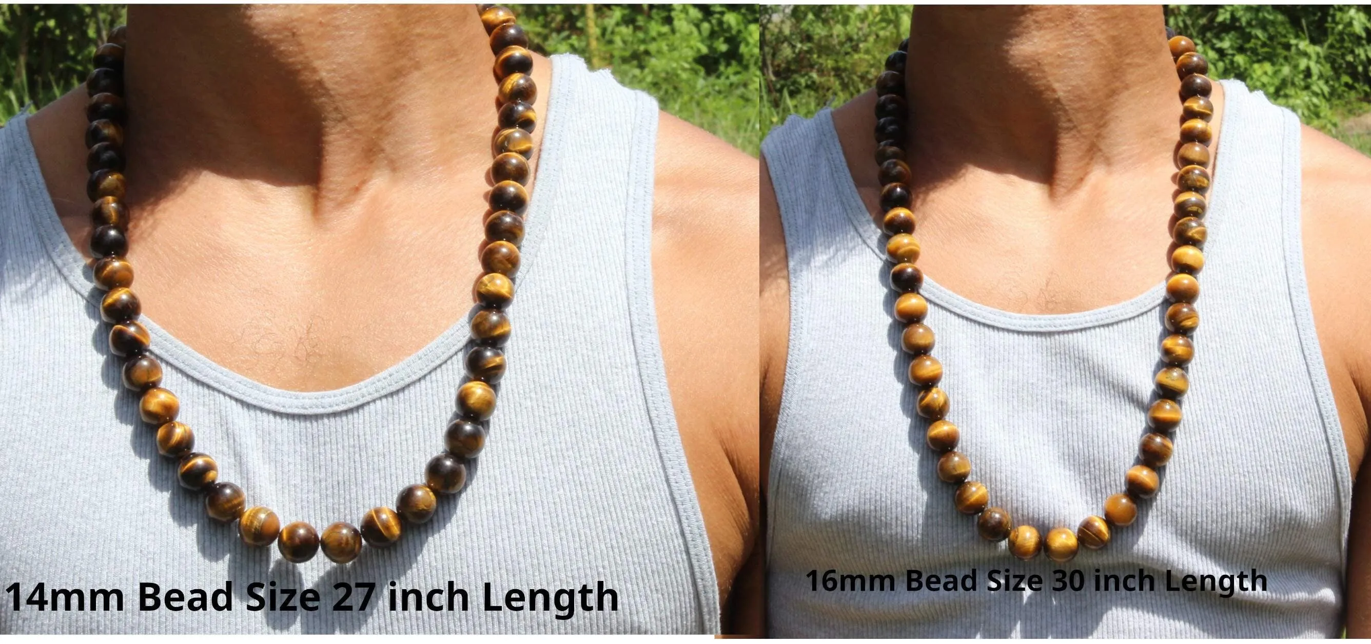 Tiger Eye Necklace - Good Luck - Confidence