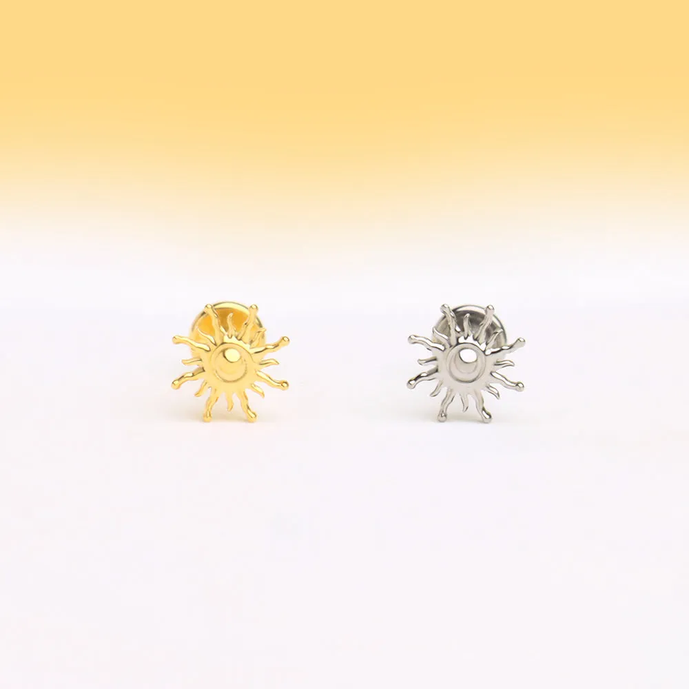 Titanium Sun Stud