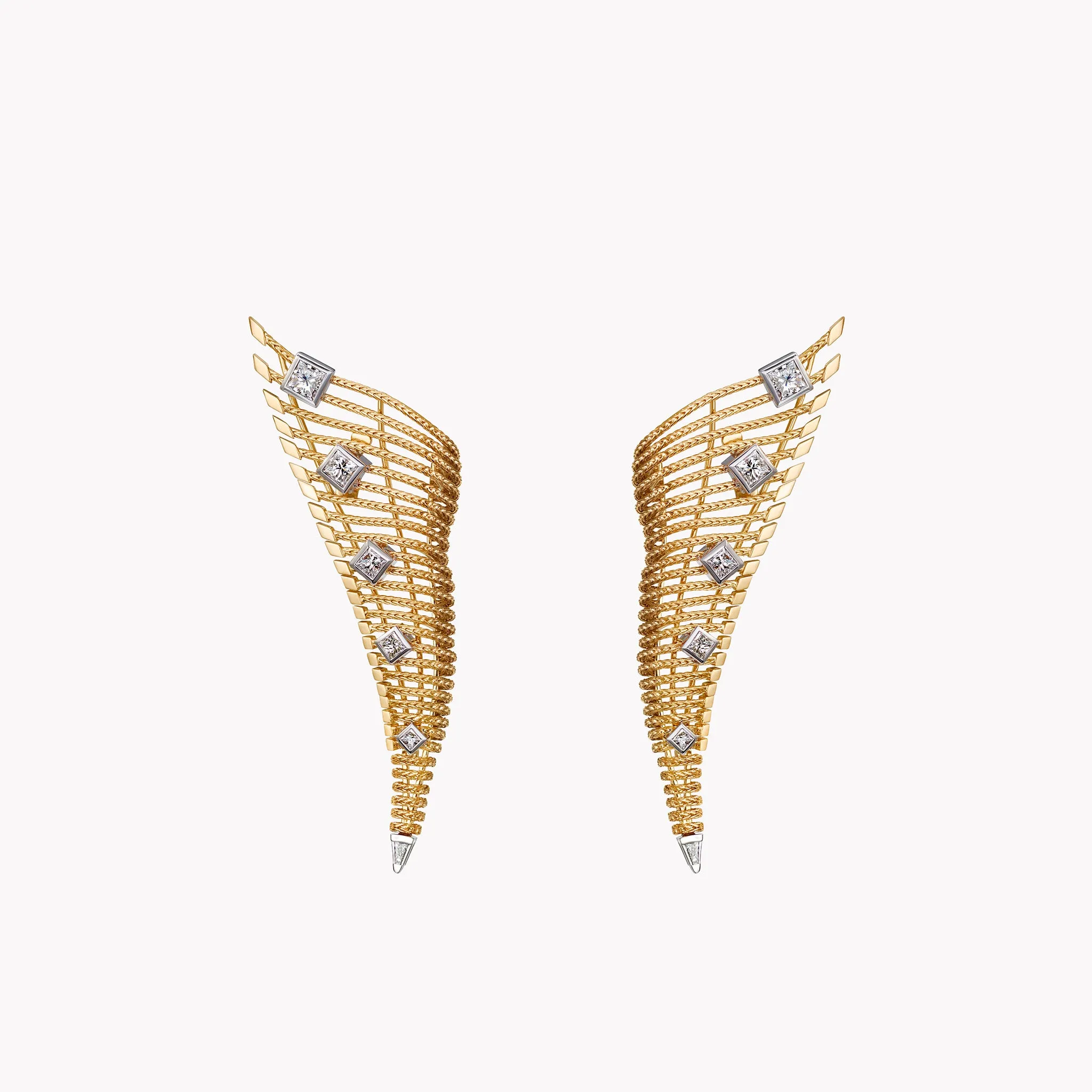 Together Diamond & Gold Earrings