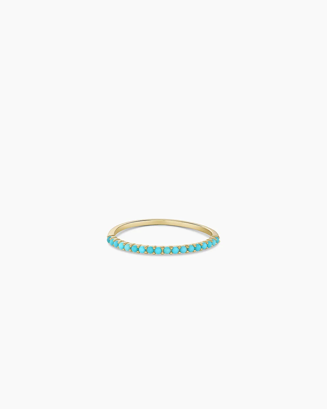 Turquoise Row Ring