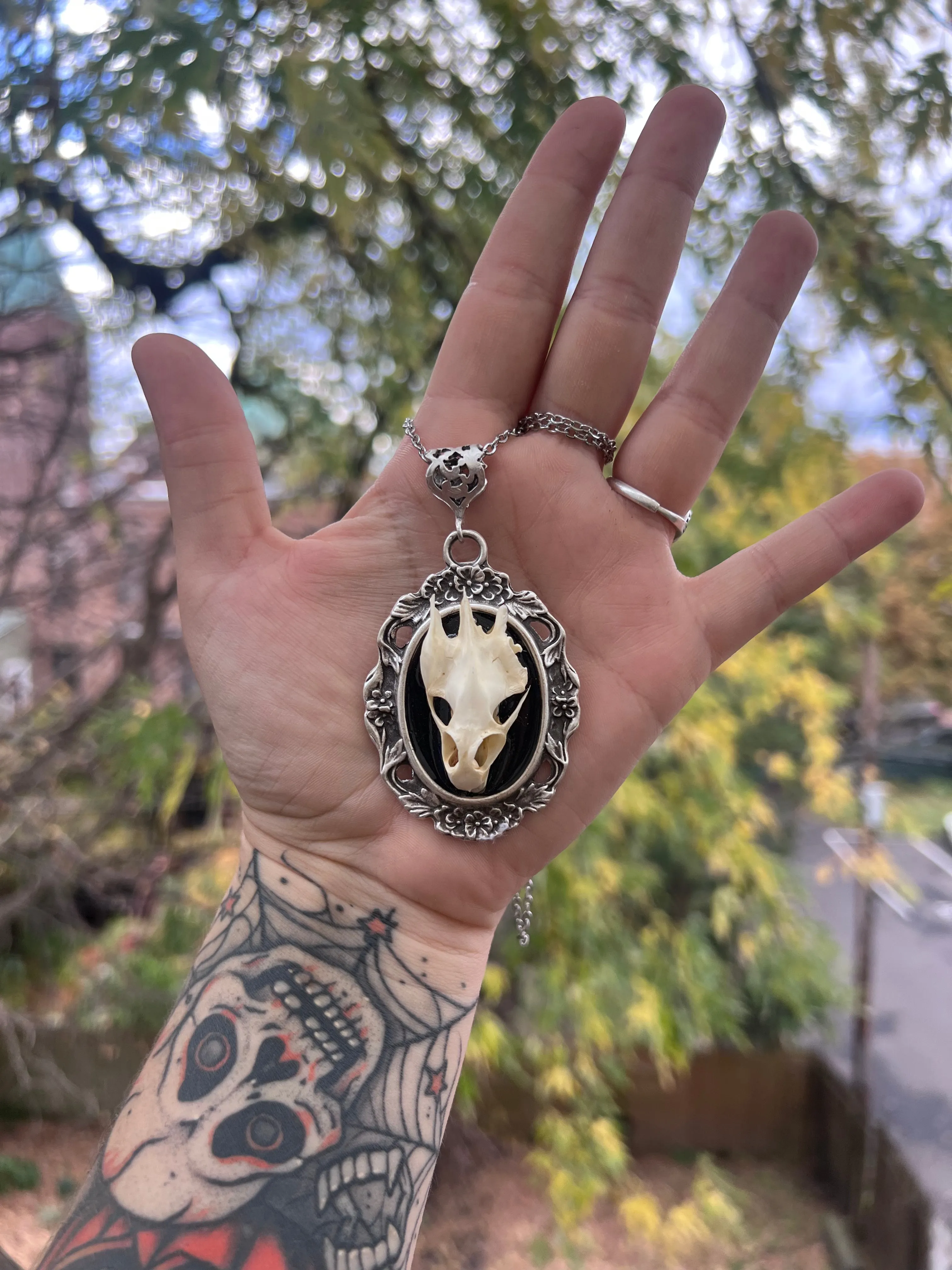 Turtle Skull Pendant