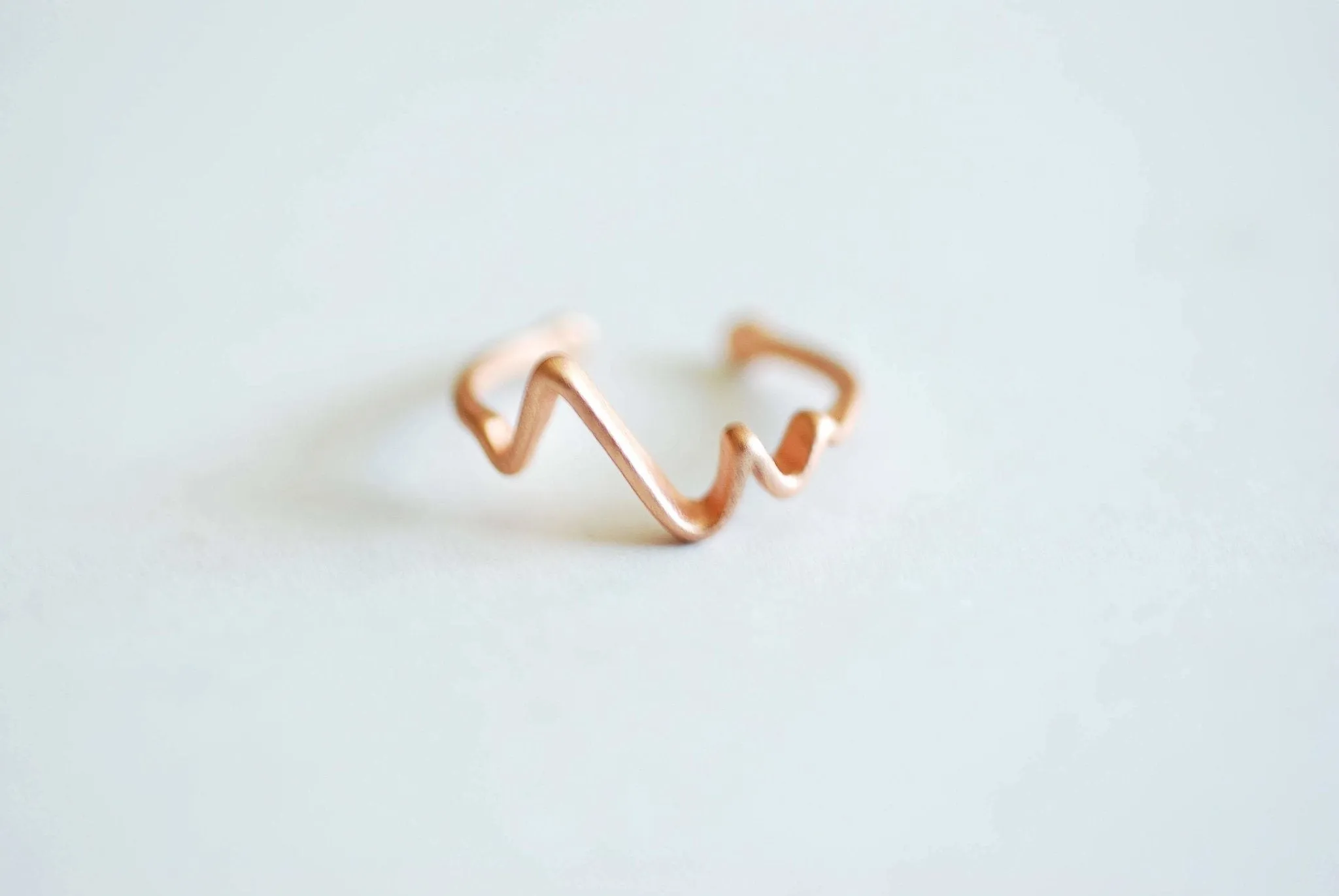 Wholesale Heartbeat Ring, Choose Sterling Silver, Gold, Rose Gold, Adjustable Electrocardiogram Ring, Heart Rate Ring, Wave Ring,