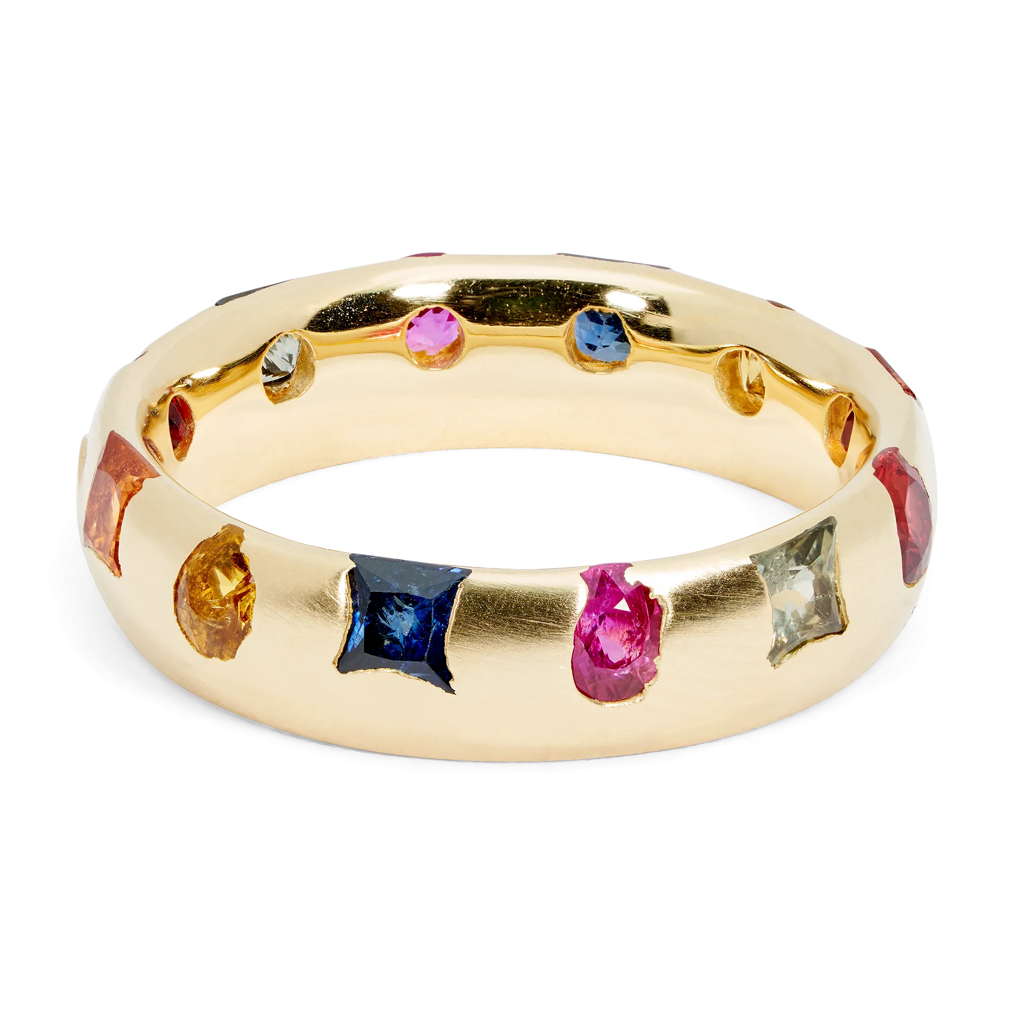 Wide Harlequin Celeste Ring - Made to Order