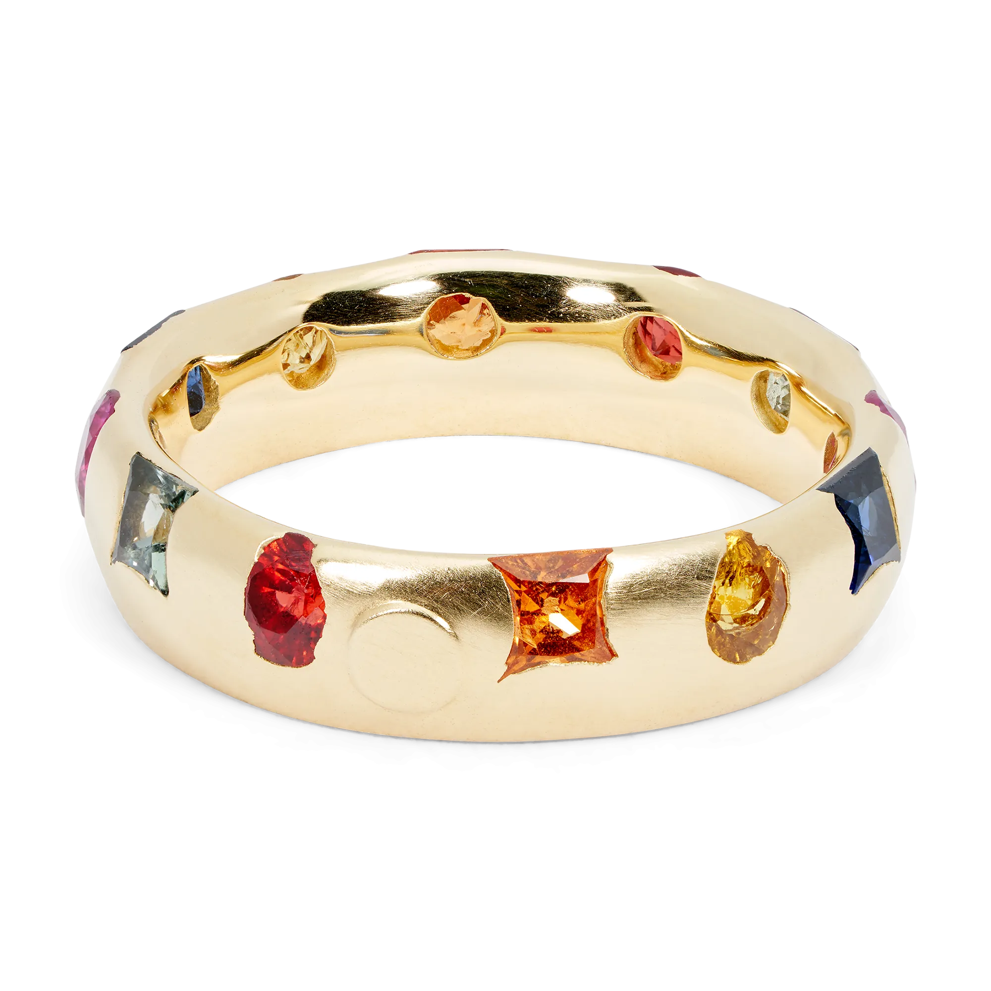 Wide Harlequin Celeste Ring - Made to Order