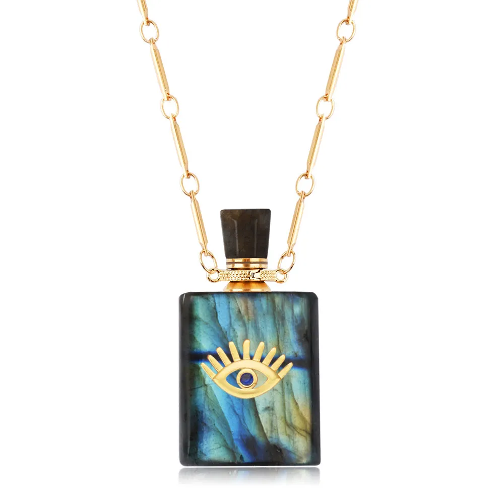 ZOIE  EVIL EYE POTION BOTTLE NECKLACE